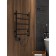 Electric towel Indigo ARC, 600x500 mm, hidden installation, black