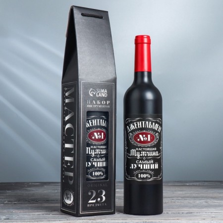 Gift set of tools of a bottle "Gentleman", 23 items-14