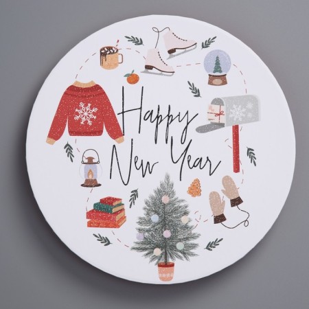 Gift Box "Cozy New Year", 15 x 18 cm, New Year-4