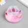 Glass beads 8/0 (3 mm) in the box "Pink" 6 colors x 10 g 8x8x2 cm
