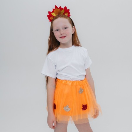 Carnival set "Autumn Princess": skirt and rim-4