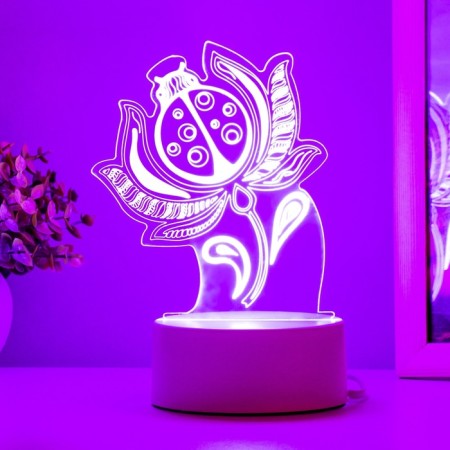 Lamp "God's cow" led white 11.9x9.5x15.1 cm Risalux-6