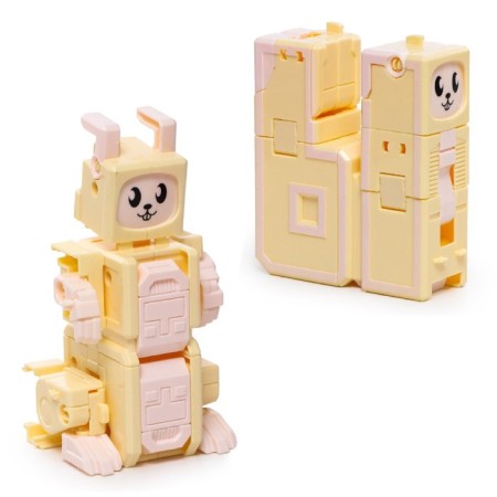 Set of robots "alphabet", transformed, 7 pieces, gather in 1 robot-10