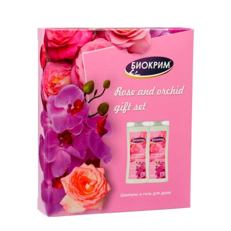 Gift set Female "Rose and Orchid": shampoo, 250 ml + shower gel, 250 ml-1