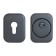 Decorative lining Bulat BND 04.02 Fort, for a cylinder mechanism, matte black