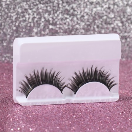 Flash -puffy lush eyelashes, without glue, black color-1