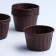 Muffin baking uniform, brown, 5 x 4 cm