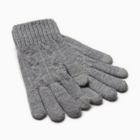 Male gloves minku 21 cm gray-1