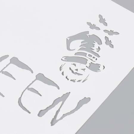 Plastic stencil "Halloween" 16x24 cm-2
