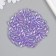 Beads for creativity Plastic "Rhombus Crystal Golography Lilac" set 20 grams 0.6x0.6x1.2 cm