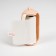 Container-strupid with bags for cleaning (roll 15 bags 29x21 cm), white-pink