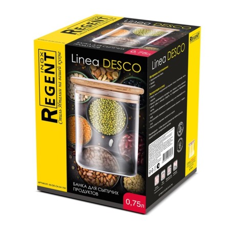 Bank Glass Regent Linea Desco, 0.75 liters-1