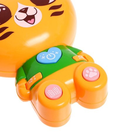 Musical toy "Favorite animals: tiger", sound, light, color orange-2
