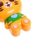 Musical toy "Favorite animals: tiger", sound, light, color orange