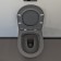 Comforty 105 MDH toilet seat, SoftClose duroplast is thin, quick -sitting, graphite color
