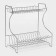 Dishes for dishes with a pallet 39 × 24 × 37.5 cm, color chromium