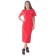 Female dress w.w.f.h., size 44, red color