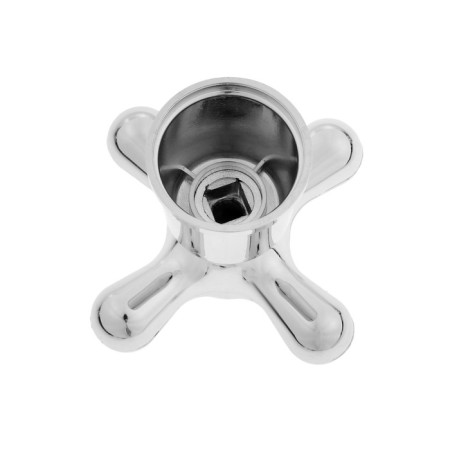 Handle on the mixer "Cross 67" 80067, for a crane-box with a rod under a square, plastic, chrome-2