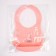 Blory for feeding "Bear" plastic with pocket, pink color