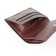 Wallet, button, 4 pockets, 1 department for trifles, n/k borderly navy/burgundy crocodile