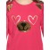 Set for girls, height 116 cm, raspberry color