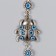 Suspension from the evil eye "Two of God's cows" 18 cm