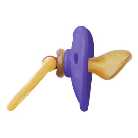 Nipple - Latex orthodontic dummy, from 0 months., Mix color, set 2 pcs.-10