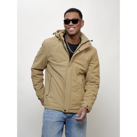 Male spring jacket, size 48, beige color-10
