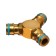 Tee, fast -fast connection, brass, Greengo