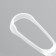 Scraper for cleaning the tongue, transparent