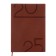 Dated 2025 diary, A5+, 176 sheets of Escalada, soft cover cover, pancake embossing, lies, cream block 70 g/m2, brown