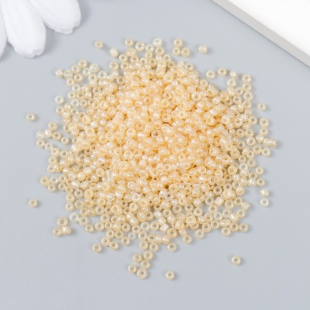 Beads "Astra" 11/0, 20 g (102 St. Gold/Transparent, glossy)-1