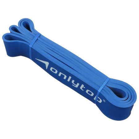 Espander Multifunctional ONLYTOP, 208x4.5x0.5 cm, 17-54 kg, blue color-2