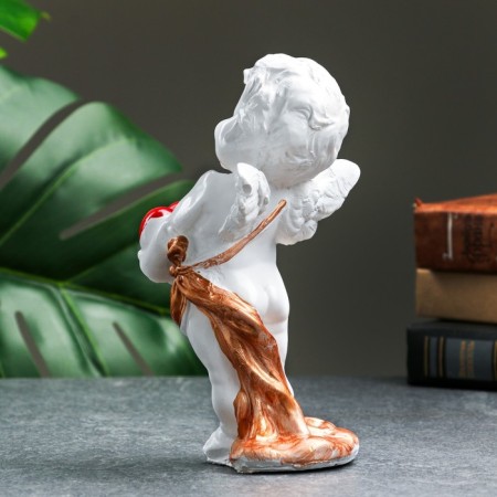 Figure "Angel with a heart in his hands" 18x10cm-2