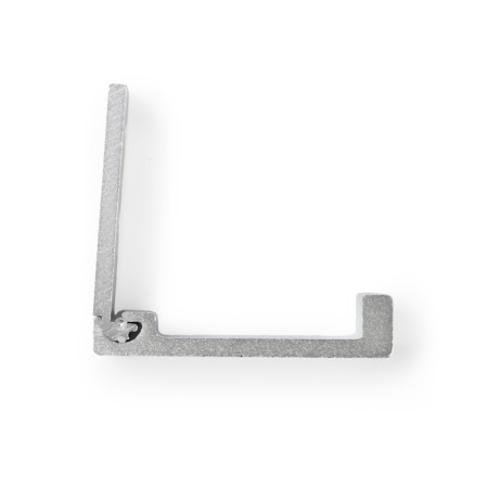 Furniture hook Cappio Fold, one -rot, folding, matte chromium color-4