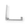 Furniture hook Cappio Fold, one -rot, folding, matte chromium color