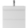 Graffo domino cabinet under the Classica 60 sink, white gloss, suspended, with 2 upper boxes