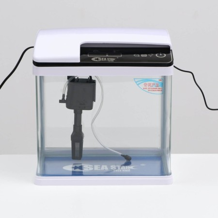The Seastar HX-319F Aquarium includes: LED lamp, filter, 18 l, white-1