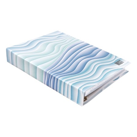 Notebook on 4 rings A5, 160 sheets in the "MIST" cage, cardboard cover, matte lamination-1