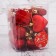 Set of jewelry plastic 24 pcs "grace" Assorted Red