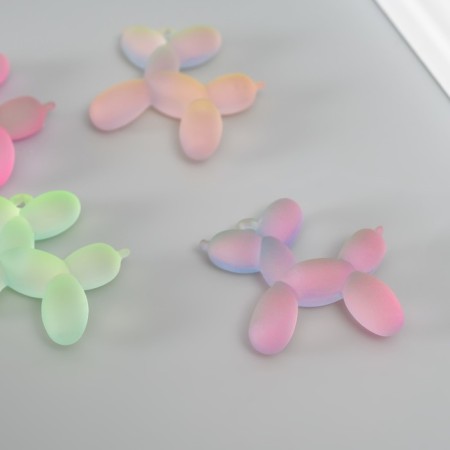 Suspension for creativity Plastic "Air Ball - Dog" MIX MOTAL 1.1x4.5x4.7 cm-1