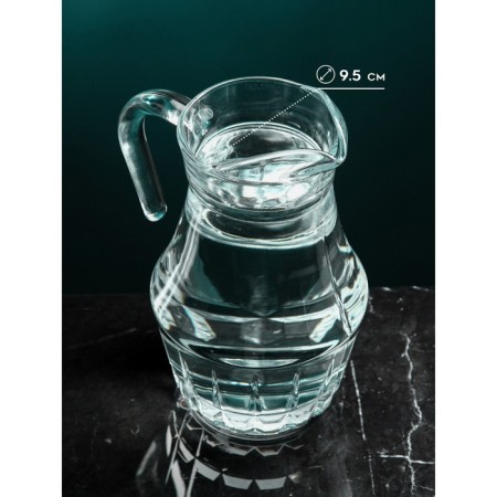 Kuvshin "Maryan", 1.7 l, glass, Iran-4