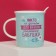 Mug "Grandmother" with a spoon and stand, 300 ml