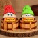 The charm-cap "All the best", on a barrel, 14 x 12 cm, mix