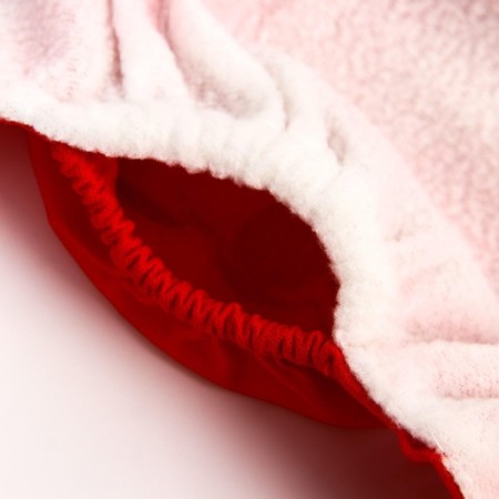 Reusable diaper "I love mom", the color is red-8