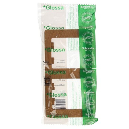 Frame "Glossa" Sche GSL000502, double, horizontal, oak color-2