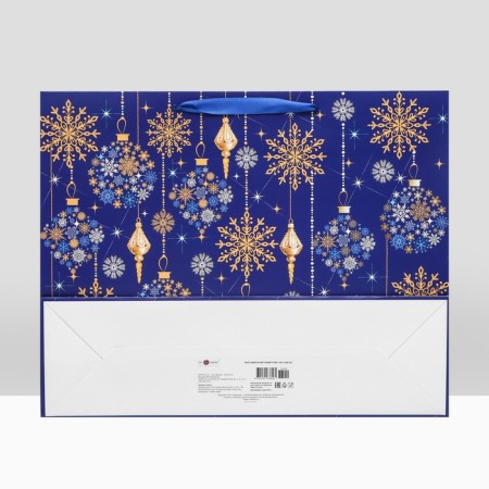 Gift package "Round dance of Snowflakes", xl 50 x 40 x 15 cm-3