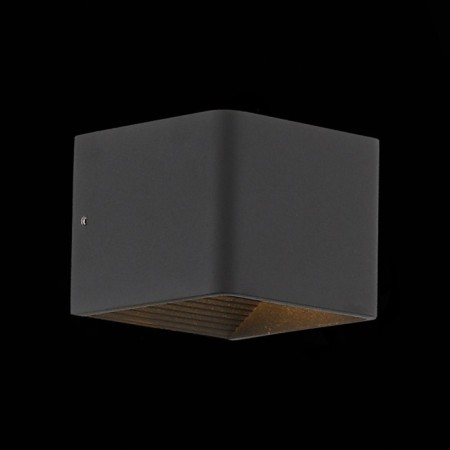 Wall lamp ST LUCE. SL455.041.01. 1x6 W, LED, 3000K, 213 LM, 10x8 cm, black color-1