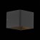 Wall lamp ST LUCE. SL455.041.01. 1x6 W, LED, 3000K, 213 LM, 10x8 cm, black color
