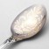 Teaspoon "Troika", h = 14 cm, thickness 1.5 mm, artistic painting on nitride-titano coating, silver handle color